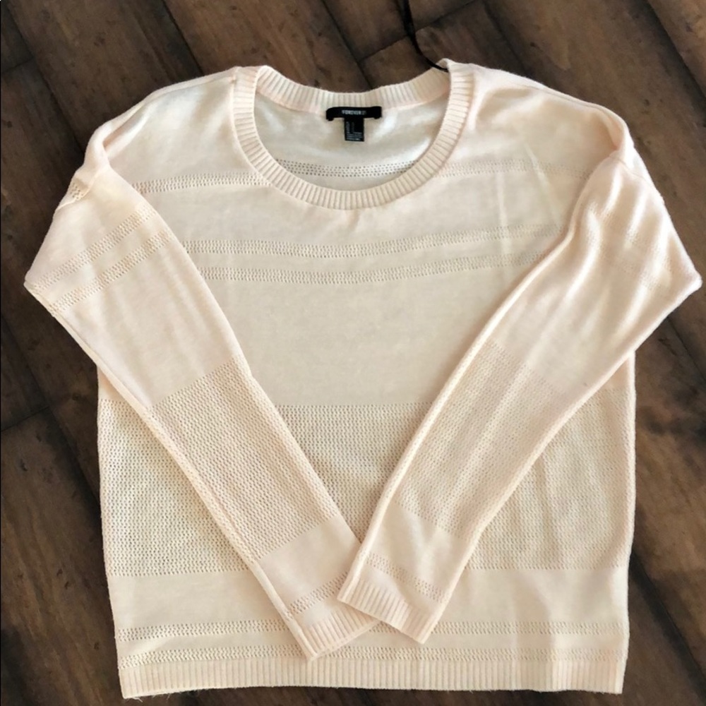 Forever 21 blush pink sweater